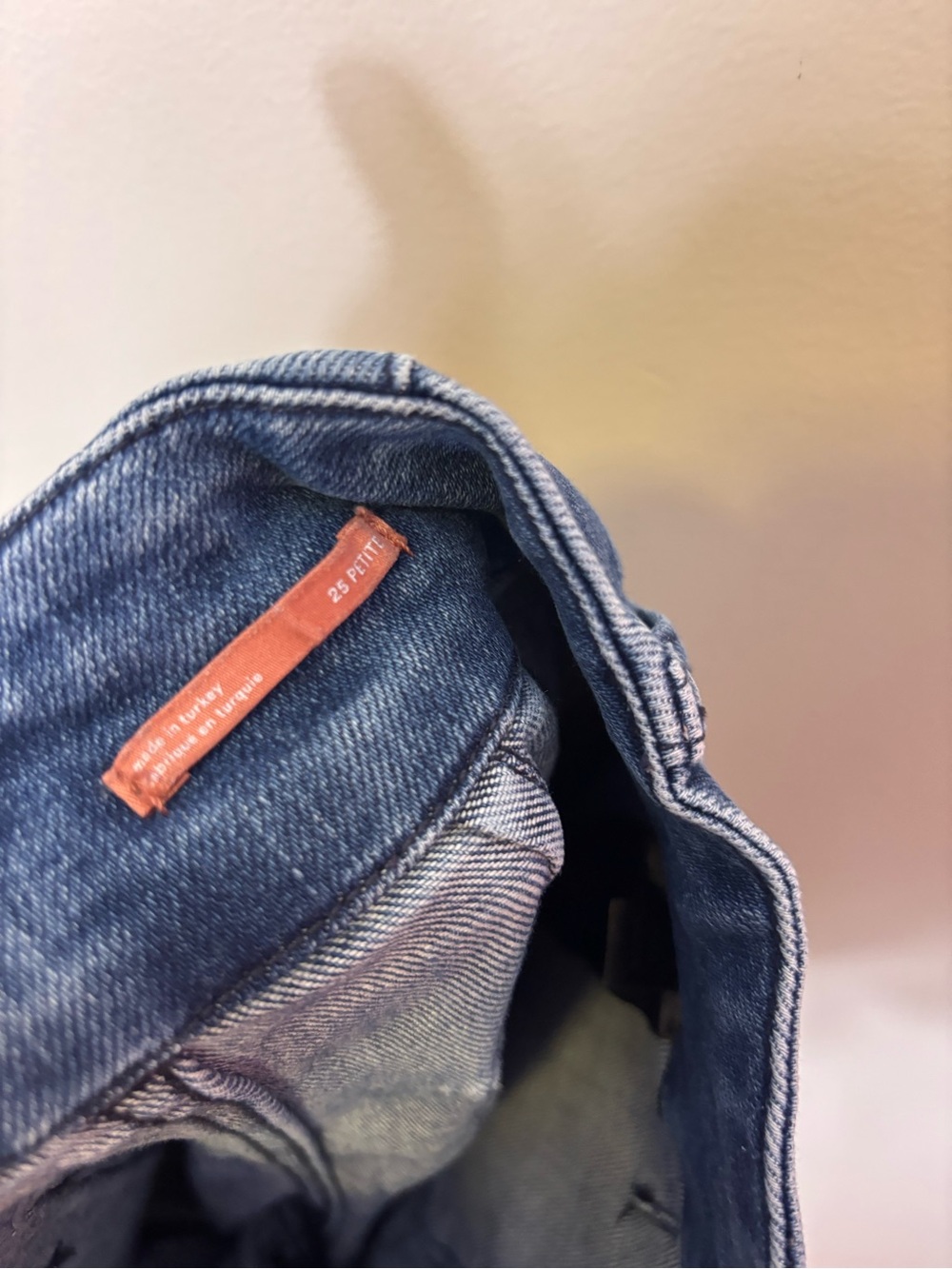 Anthropologie Pilcro Blue Wide-Leg High-Rise Jeans 25 Petite - Picture 7 of 9